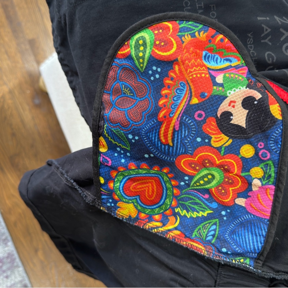 Lola Black Coat with Vibrant Embroidery - Picture 7 of 9